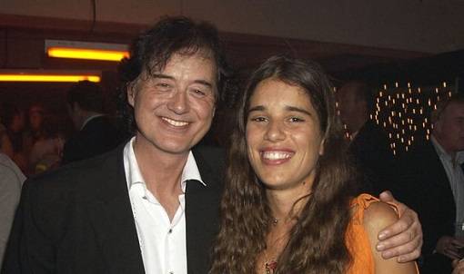 Jimmy Page with his second wife Jimena 2843234